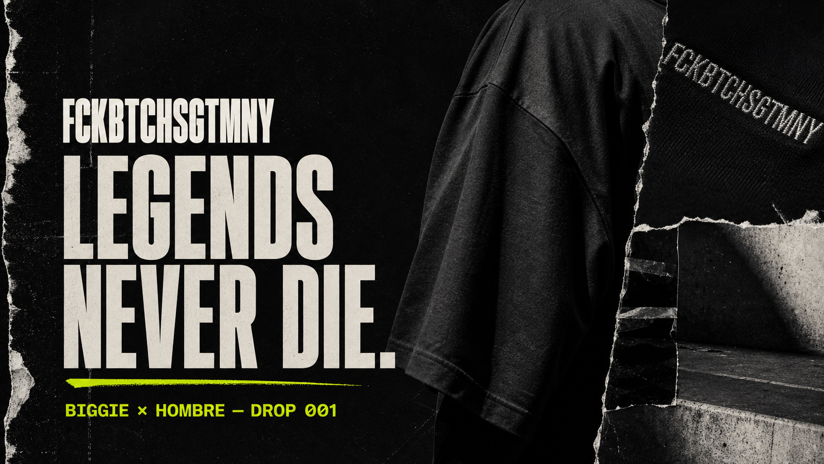 Legends Never Die — Biggie × Hombre Artist Drop 001